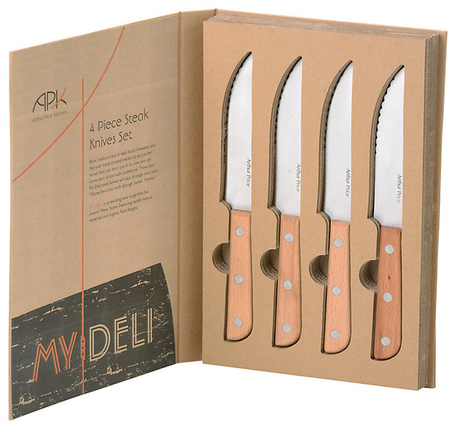 Arthur Price My Deli Steak Knives Rustic Steak Knives by John Lewis