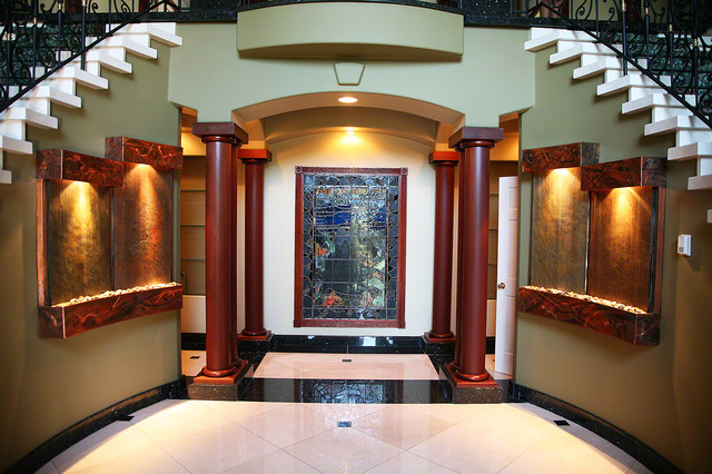 Water Features For Entry traditional-entry
