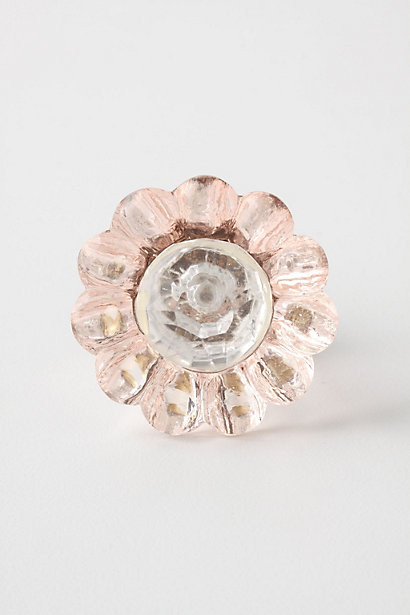 Daisy Knob, Pink modern knobs