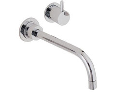 California Faucets Avalon Single Handle Vessel Lavatory Wall Faucet modern-bathroom-faucets-and-showerheads