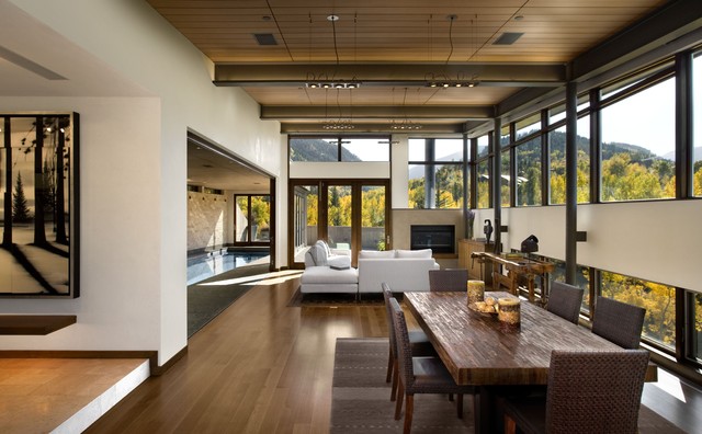 Modern Living Room - Rustic - Living Room - denver - by ...