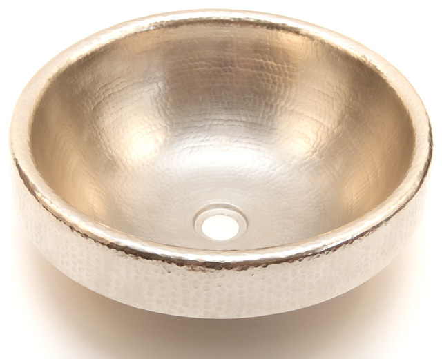 BATHROOM COPPER SINKS IN BRUSHED NICKEL - Modern - Bathroom Sinks ...