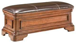 Bedroom Benches  Storage on Heritage Court Storage Bench   Traditional   Bedroom Benches   By