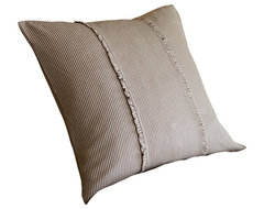 Farmhouse Stripe Boudoir Pillow traditional-decorative-pillows
