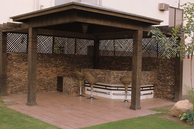 Outdoor Eating & Bar contemporary-