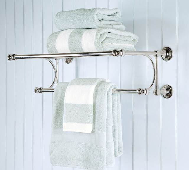 Mercer Train Rack Traditional Towel Bars And Hooks by Pottery Barn