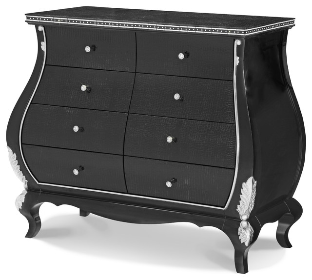 Hollywood Swank Bombe Chest Modern Dressers by Carolina Rustica