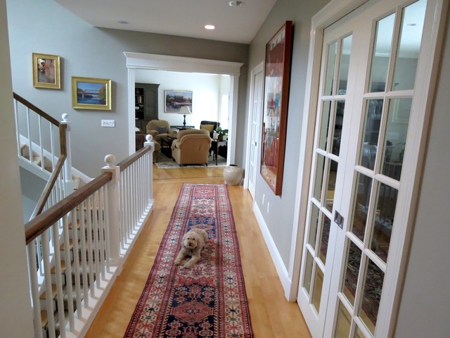 Traditional Home In Concord Mass traditional hall