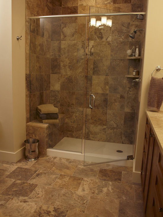 Shower Pan Tile Design Ideas, Pictures, Remodel and Decor