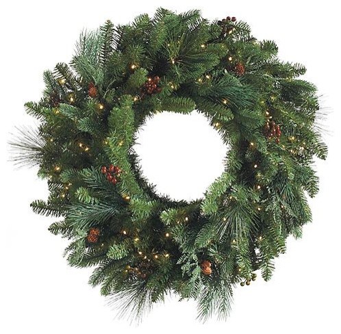 majestic cordless christmas wreath 30 quot dia christmas majestic cordless christmas wreath 30 quot dia christmas