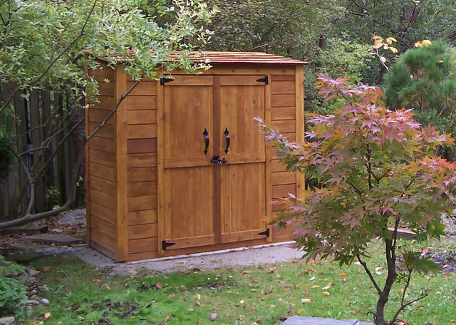 Grand Garden Chalet 6x3 - Cedar Garden Shed - Contemporary - Sheds 