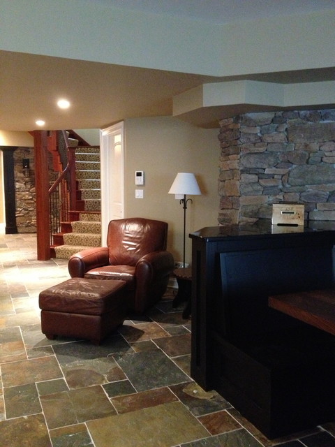 Basements traditional-basement