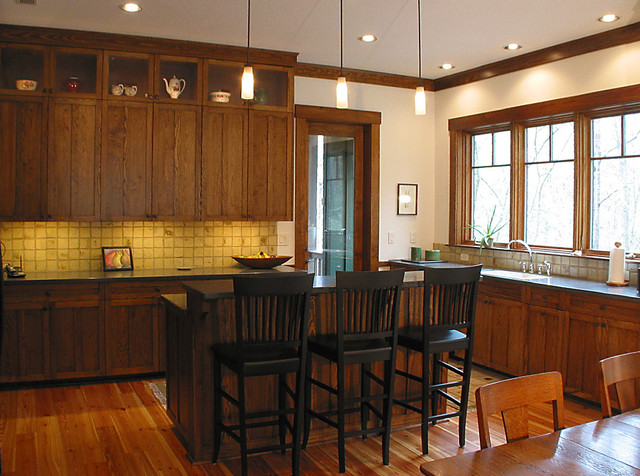Webb Cove Asheville Residence traditional-kitchen