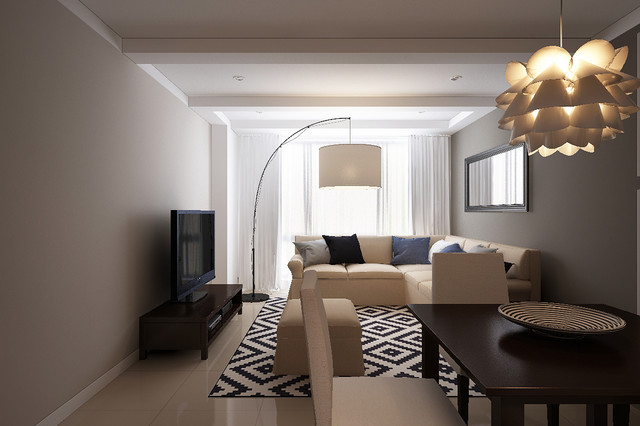 Impossible possible - 2 :) contemporary-living-room