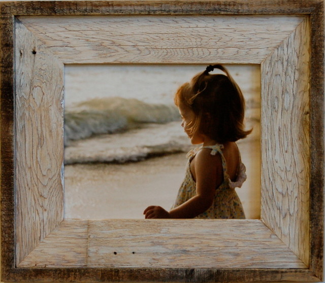 Barnwood Picture FrameLighthouse Whitewash - Rustic - Picture Frames ...