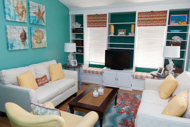 Ocean Decor Living Room - DIY Dream Home