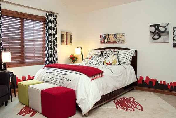 Teen Bedroom - contemporary - bedroom - milwaukee - by Suzan J ...