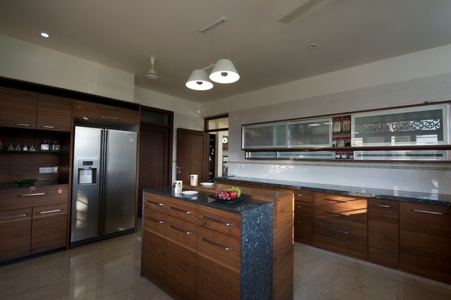 a fusion of classic and modern modern kitchen