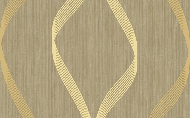 Raised Print Swirl Wallpaper, Beige, Tan, and Grey - Contemporary ...