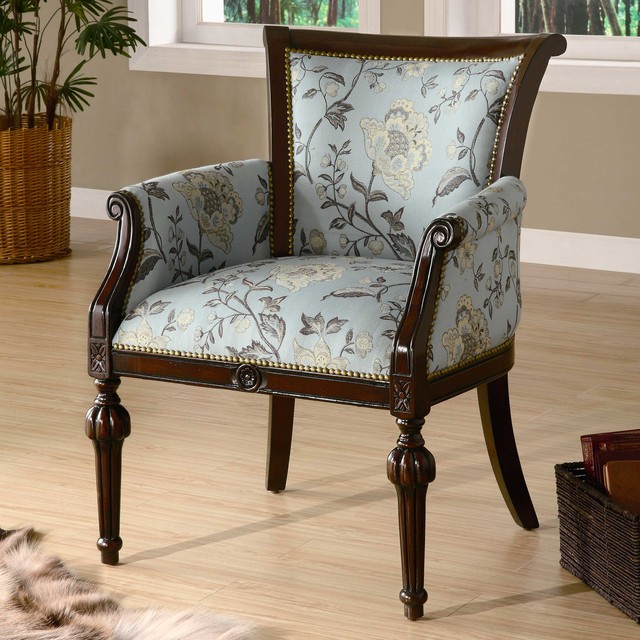 Elegant Exposed Wood Chair Traditional Armchairs And Accent Chairs