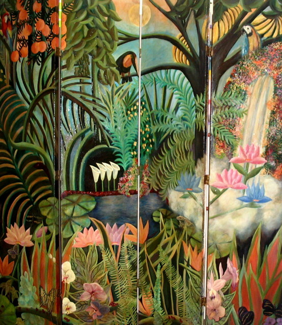 Jungle Room Divider Tropical Screens And Room Dividers los