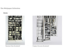 Deborah Bowness - Books wallpaper eclectic wallpaper