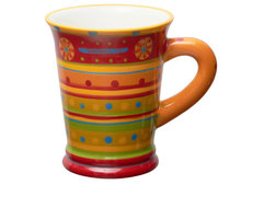 Brigitte Slimline Pottery Mug mediterranean dinnerware