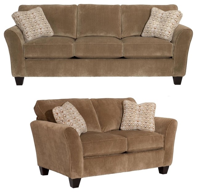 Broyhill Maddie Sofa And Loveseat 6517 3qls Contemporary Sofas