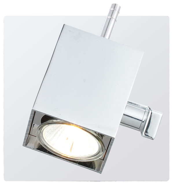 1x50W Track Wall Light, Chrome Finish - Modern - Outdoor Wall Lights And Sconces - by EGLO USA