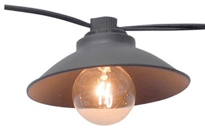 Smith & Hawken Metal Pendant String Lights - Contemporary - Outdoor Lighting - by Target