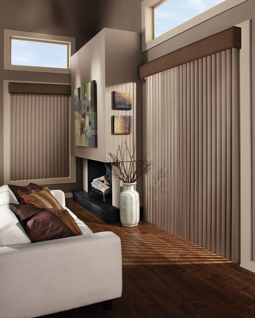 Hunter Douglas Vertical Blinds Collection Contemporary Vertical Blinds columbus by Home