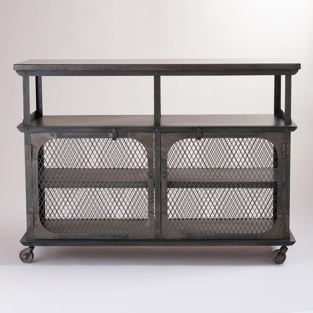 Metal Bexley Bar Contemporary Bar Carts by Cost Plus World Market
