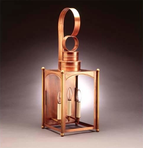 Large Antique Copper Paul Revere Wall Lantern - Traditional - Outdoor Lighting - by Bellacor