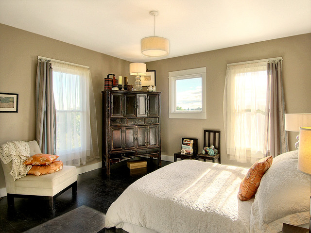 eclectic bedroom by Zinc Interior Concepts