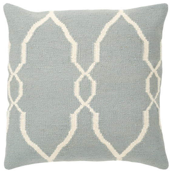 Blue Graphic Accent Pillow contemporary-decorative-pillows