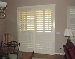 Bypass Shutter on sliding track traditional-