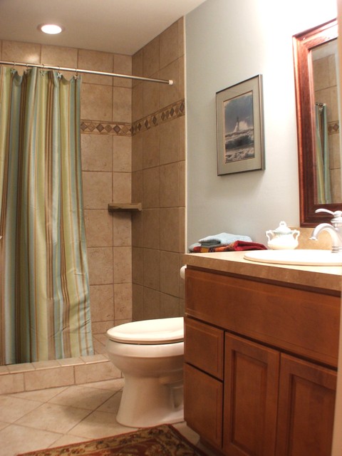 Condo Kitchen & Bath Design traditional-bathroom