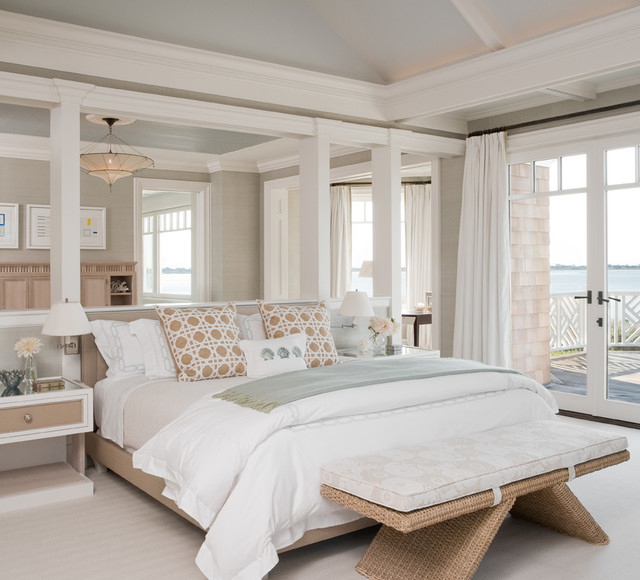 Hamptons, NY II - Beach Style - Bedroom - new york - by ...