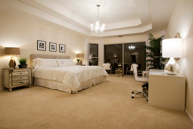 Inspired by the Glamour of Old Hollywood - modern - bedroom ...
