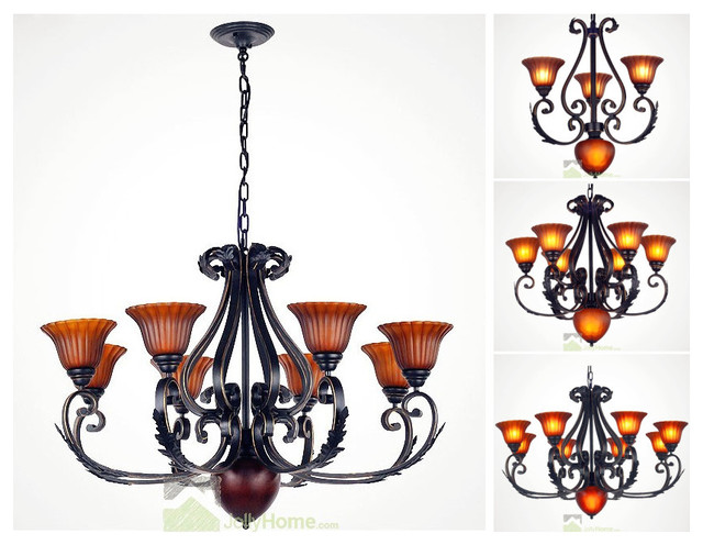 black wrought iron kitchen pendant light