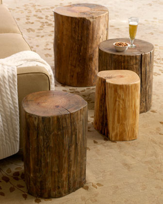 log side table