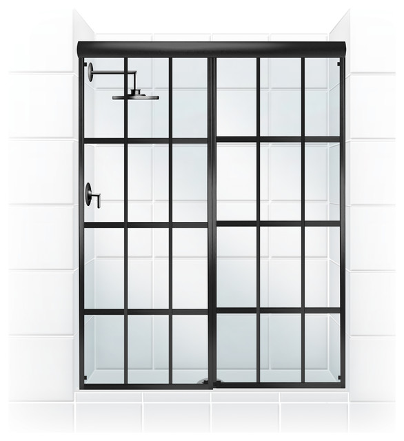 GRIDSCAPE™ Series Sliding Shower Door Conversion Kit Transitional