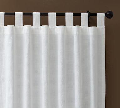 White Linen Curtain Panels White Ruffle Curtain Panels