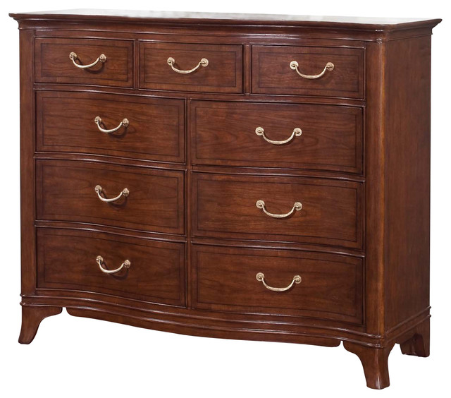 American Drew Cherry Grove Drawer Dresser Mid Tone Brown