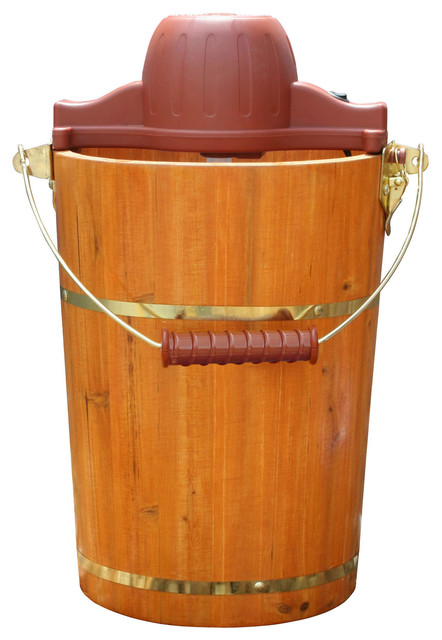 Old Fashioned 6-quart Ice Cream Maker - Contemporary - Coffee Makers And Tea Kettles - by ...
