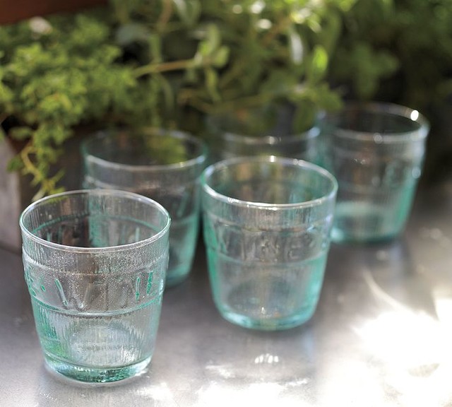 Vino Recycled Glass Tumbler Traditional Everyday Glasses by