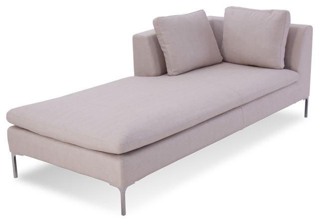 Beige Chaise Lounge