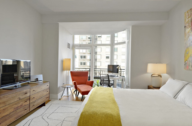 Modern in Manhattan contemporary bedroom
