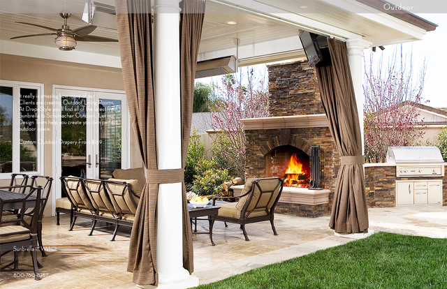 DrapeStyle Outdoor Drapery - Curtains - orange county - by DrapeStyle
