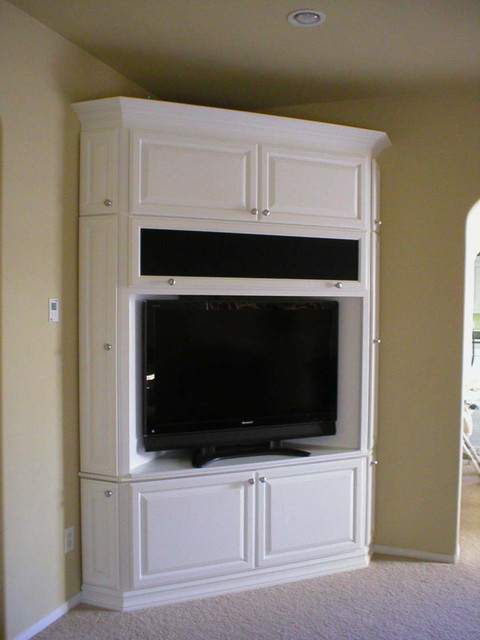 Entertainment Centers and Wall Units traditional-living-room